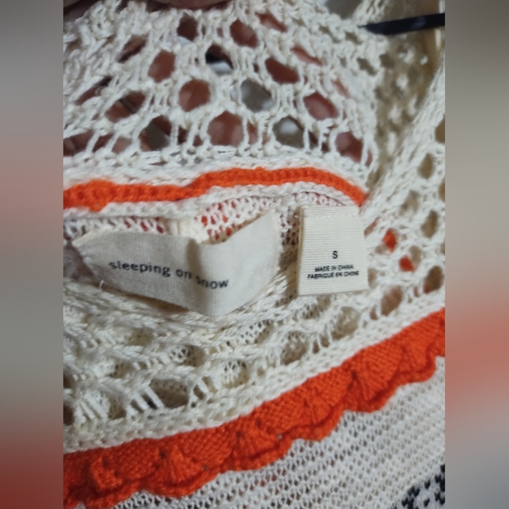 Anthropologie White and Red Maxi Dress - Picture 7 of 10